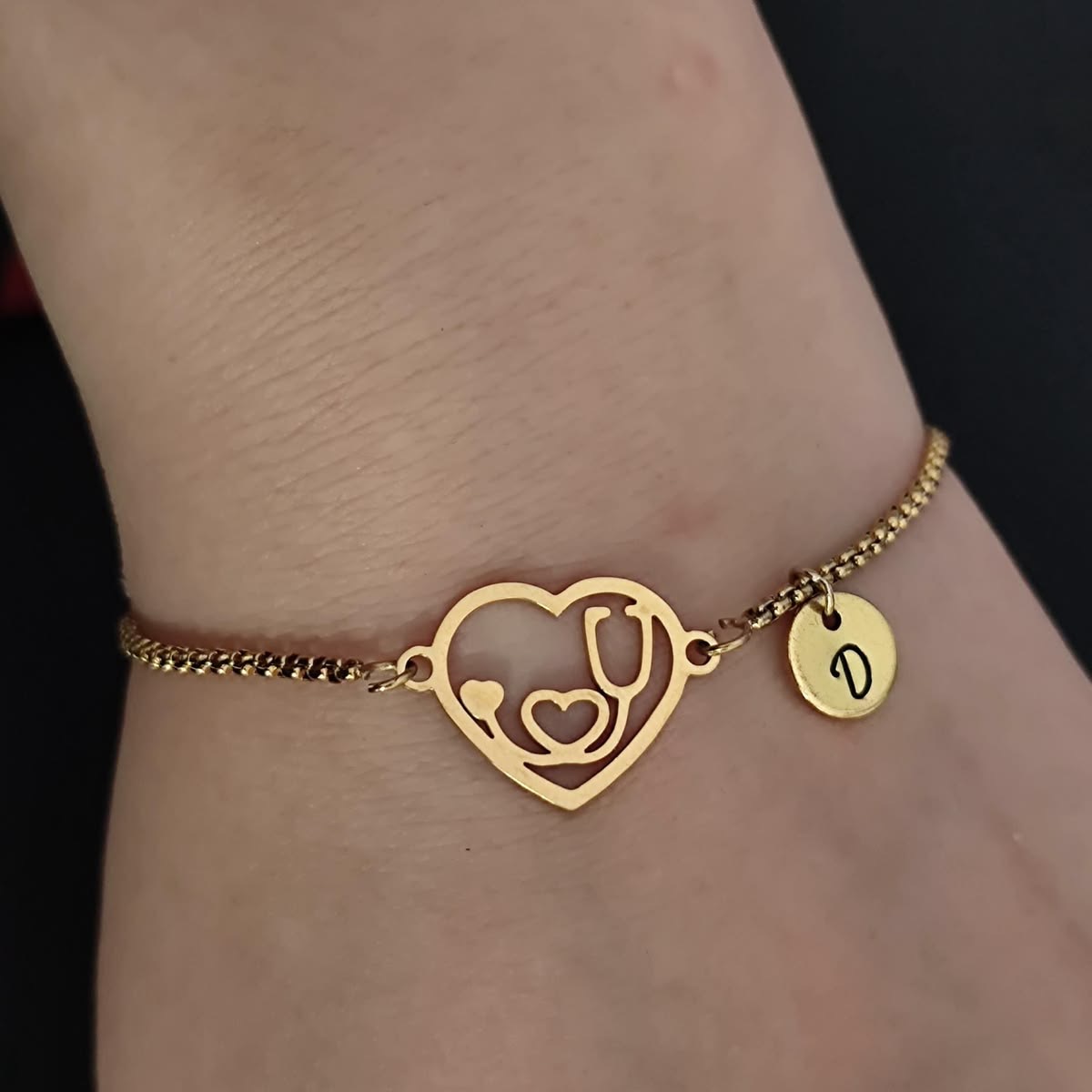 دستبند قلب و استتوسکوپ Bracelet-005