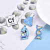 سنجاق سینه Dna آبی کد 1047 - Image 2
